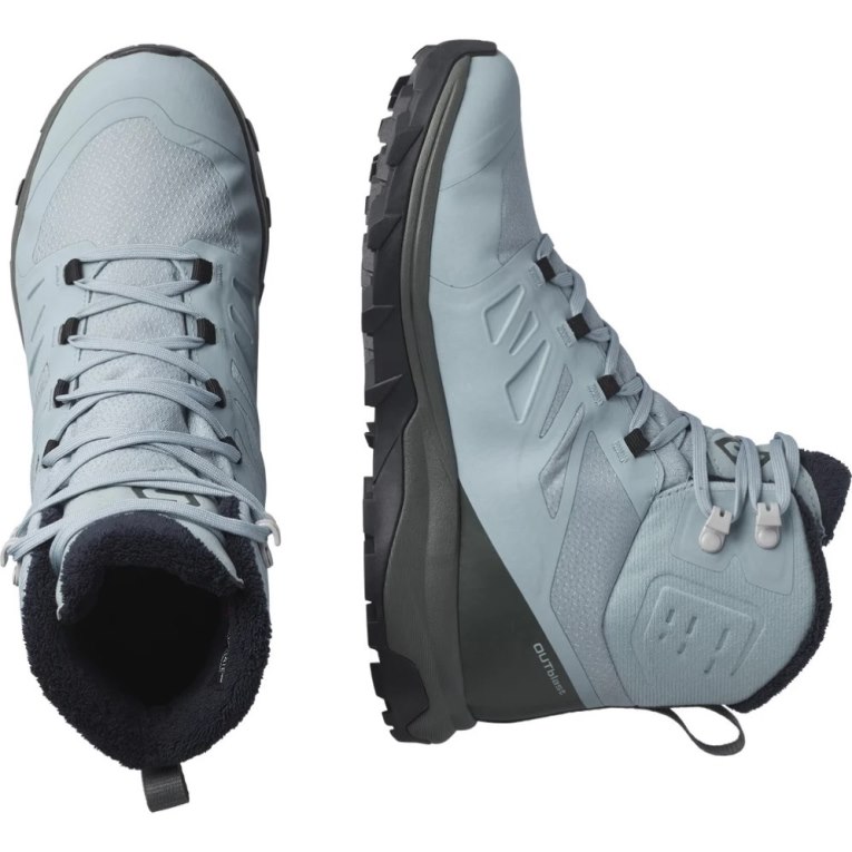 Botas de Invierno Salomon Outblast Thinsulate Climasalomon Impermeables Mujer Azules Claro | MX NCXD328